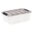 thumbnail image 1 of IRIS 12.95 Qt. Plastic Storage Bin with Lid, Stackable Storage Containers, Tote, 1 of 10