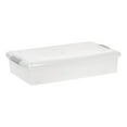 thumbnail image 1 of IRIS 40 Qt. Plastic Storage Bin with Lid, Stackable Storage Container, Tote, Clear, 1 of 10
