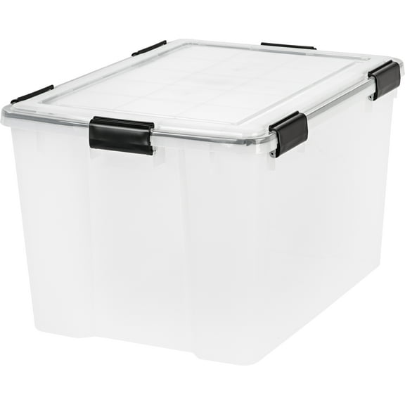 IRIS 74 Qt Storage Box, Clear
