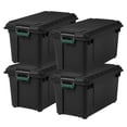 thumbnail image 1 of IRIS 82 Qt. Remington WEATHERTIGHT Store-It-All Storage Bin in Black (4-Pack), 1 of 2