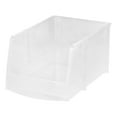 thumbnail image 1 of IRIS Jumbo Plastic Open Front Stackable Storage Bin, kitchen organization and Storage Bin, Clear, 1 of 6