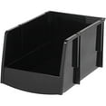 thumbnail image 1 of IRIS Jumbo Stacking Storage Bin, Black, 1 of 7