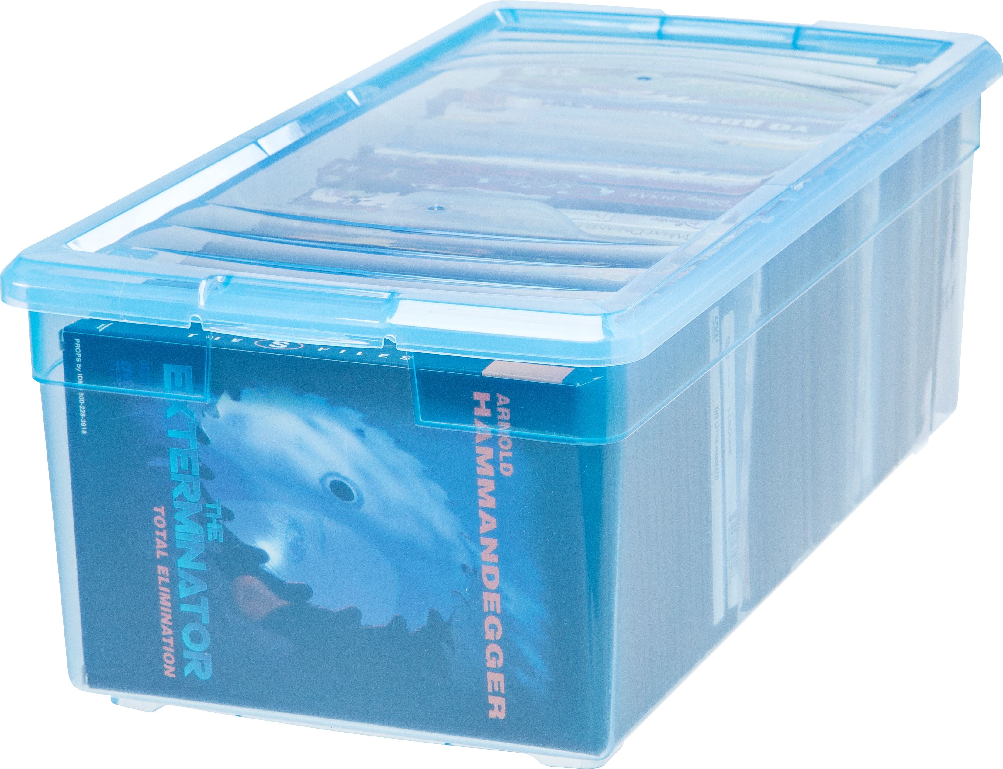 Blue super-sized art storage box - ONLINE ONLY: American University