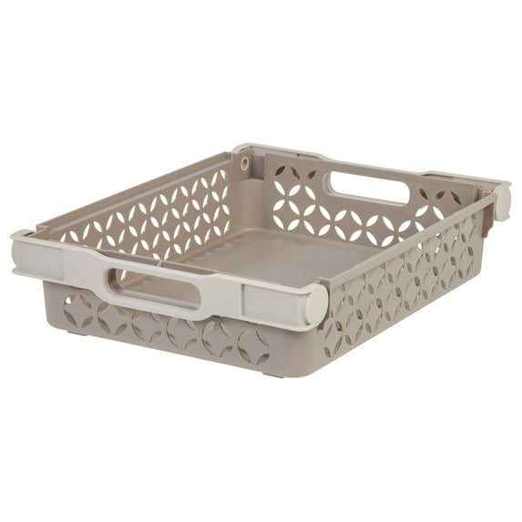 IRIS Medium Decorative Basket, 1 Pack, Tan