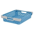 thumbnail image 1 of IRIS Medium Decorative Basket, Blue, 1 Pack, 1 of 4