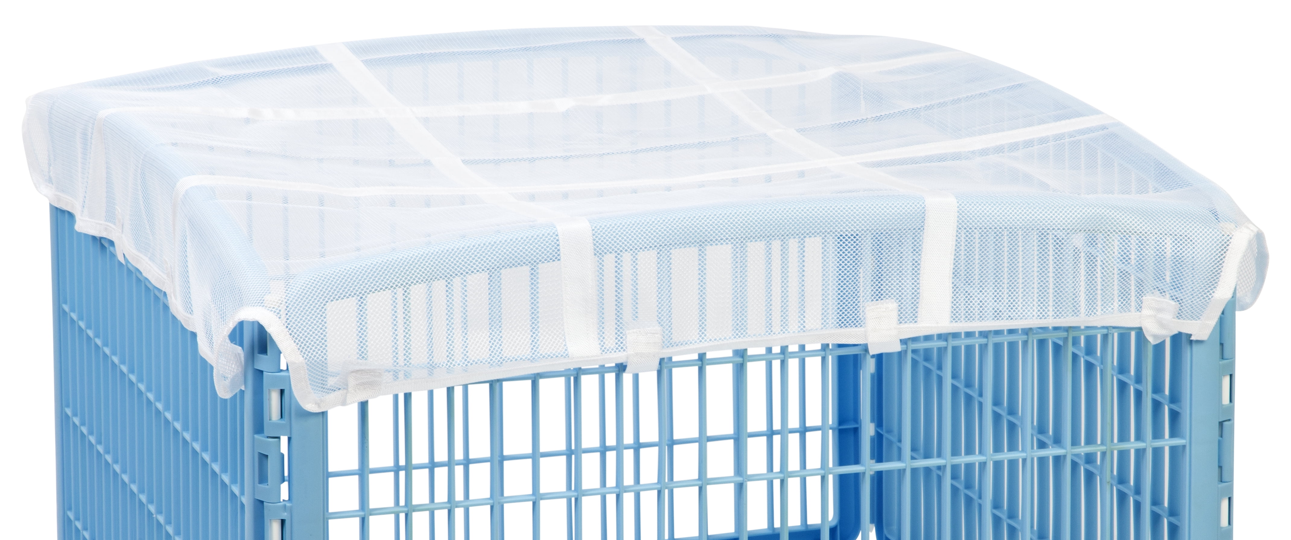IRIS Mesh Security Roof, White (For 24-In Exercise 4-Panel Pet Playpen)