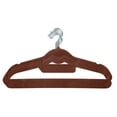 thumbnail image 1 of IRIS Non-Slip Clothes Hanger, Brown, Set of 10, 1 of 6