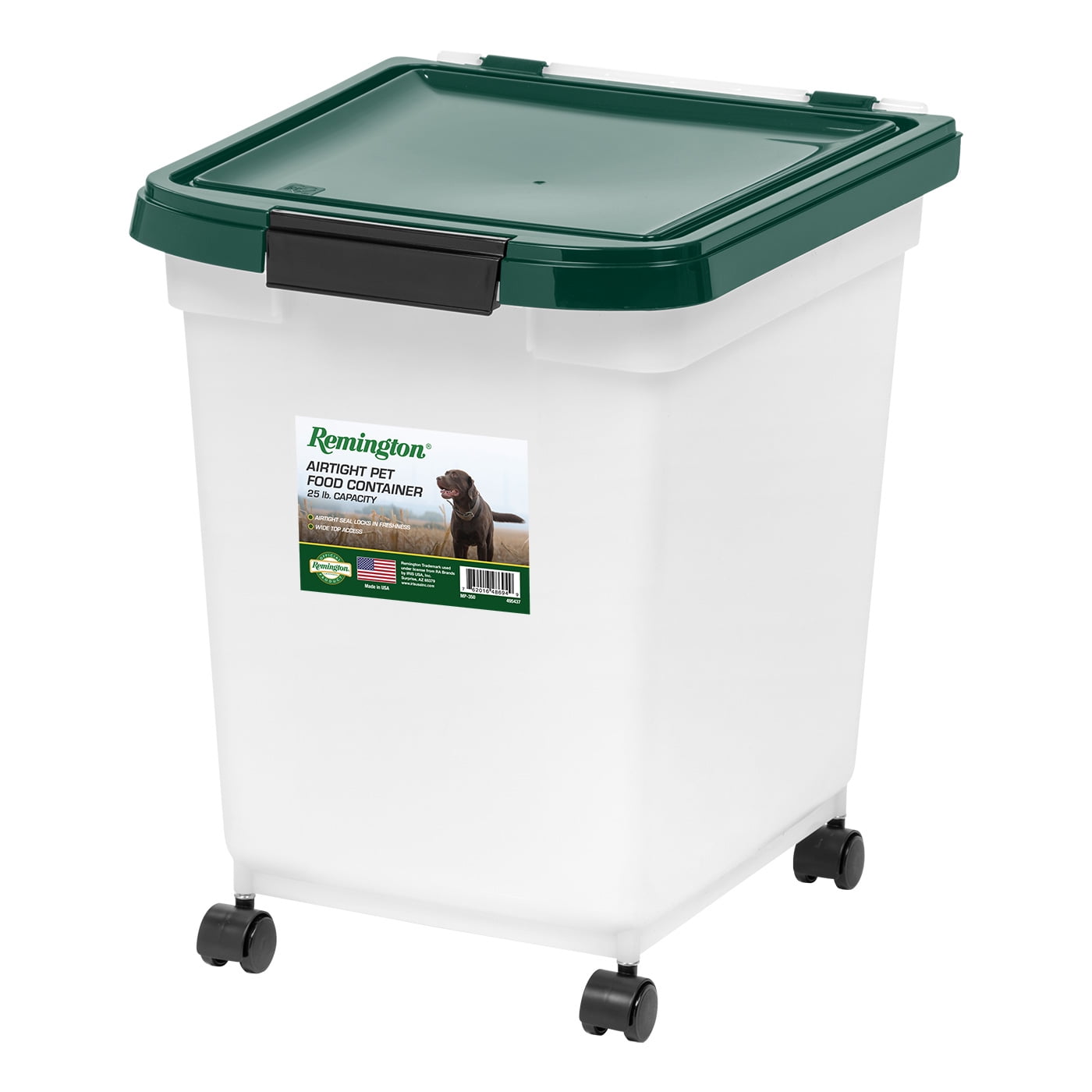IRIS Remington 25lb Airtight Pet Food Container
