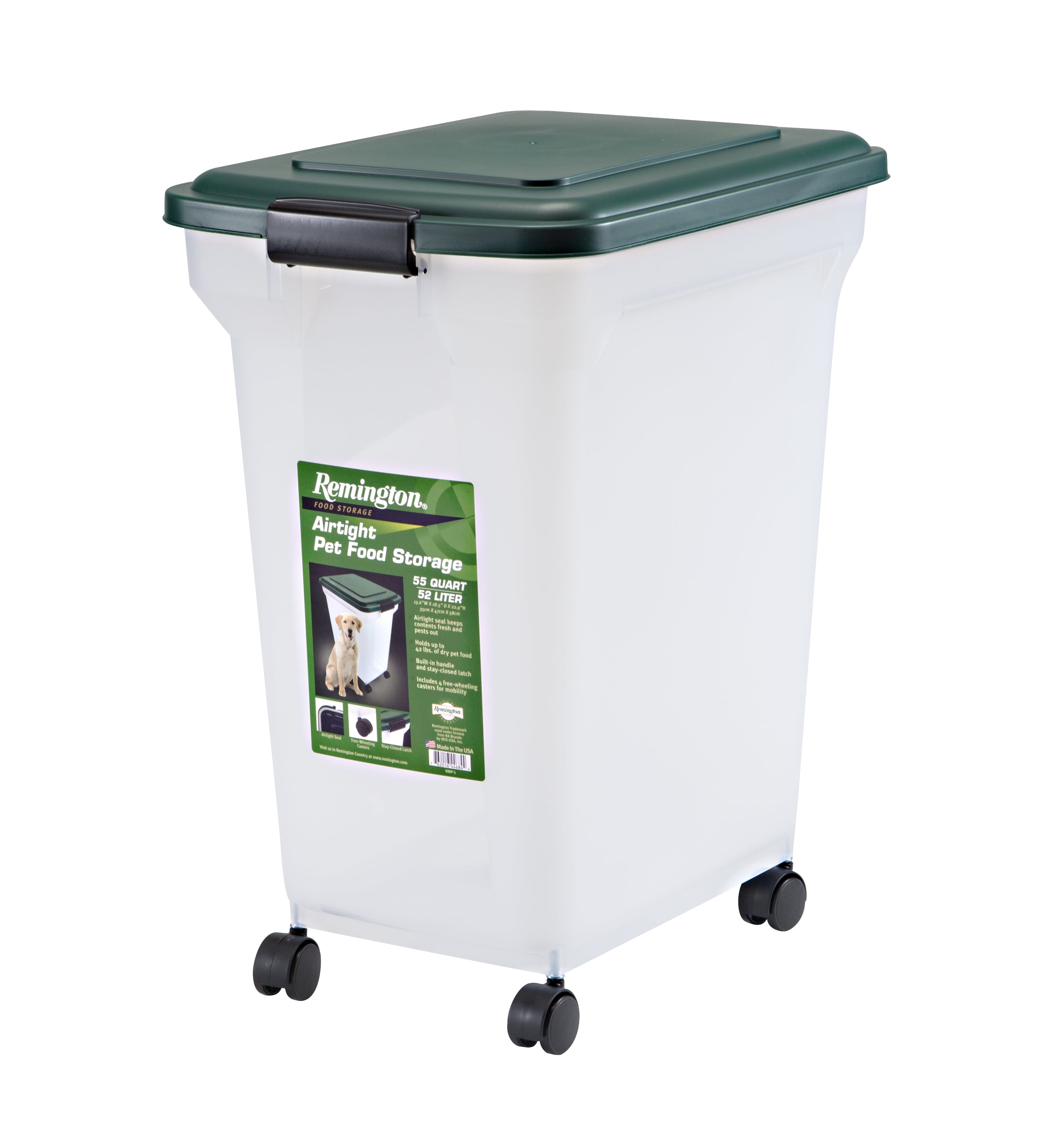 Remington Airtight Pet Food Container 55-Quart