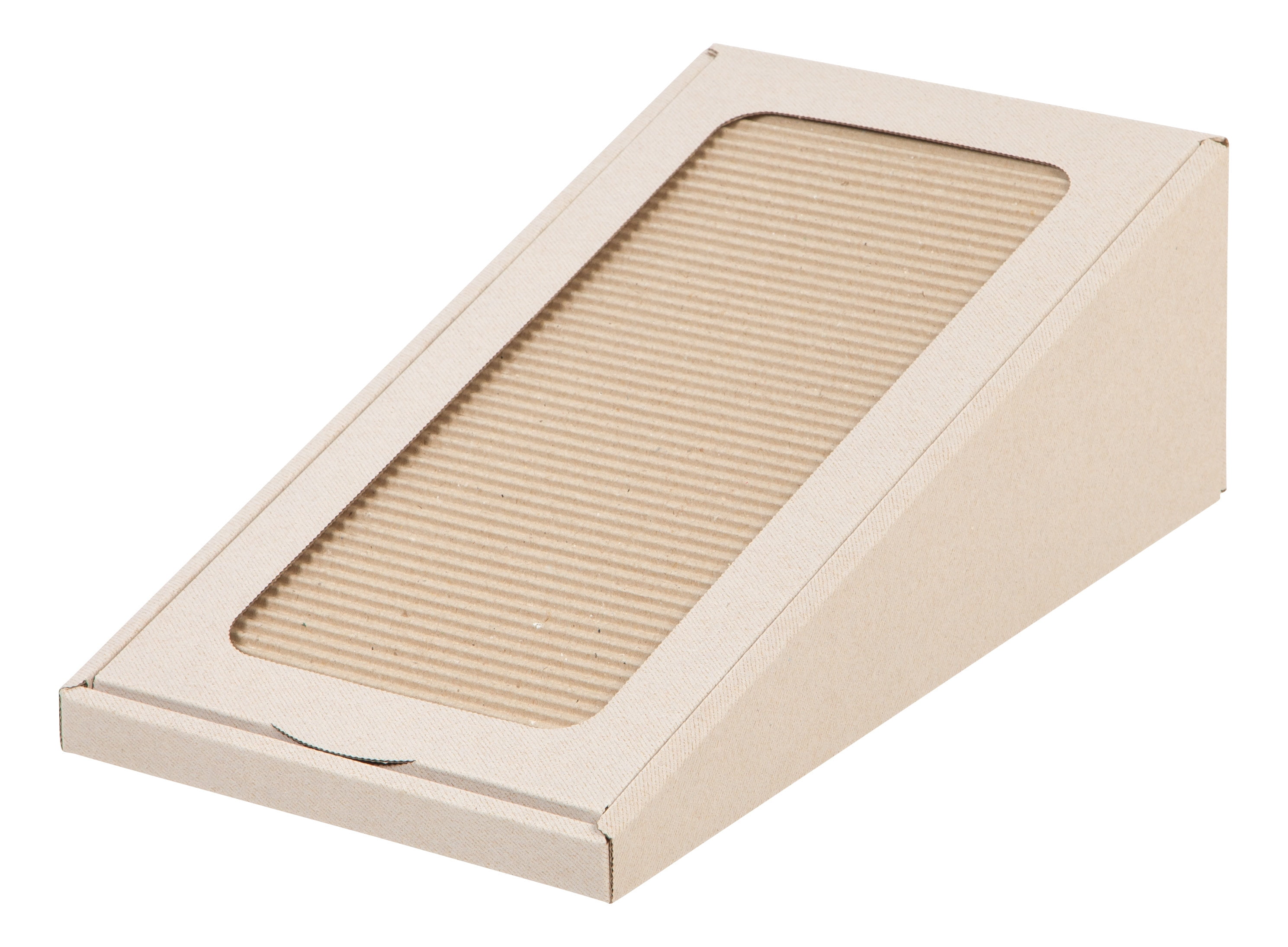 Ivory Freestanding Cardboard Cat Scratching Board