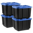 thumbnail image 1 of IRIS 12 Gal. Plastic Storage Bins with Lids, Latching Totes, Heavy Duty Containers 4Pk, 1 of 12