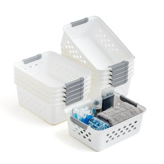 HGYCPP Small Pantry Organizer Storage Baskets Bins Countertops Cabinet  Bedroom Bathroom 