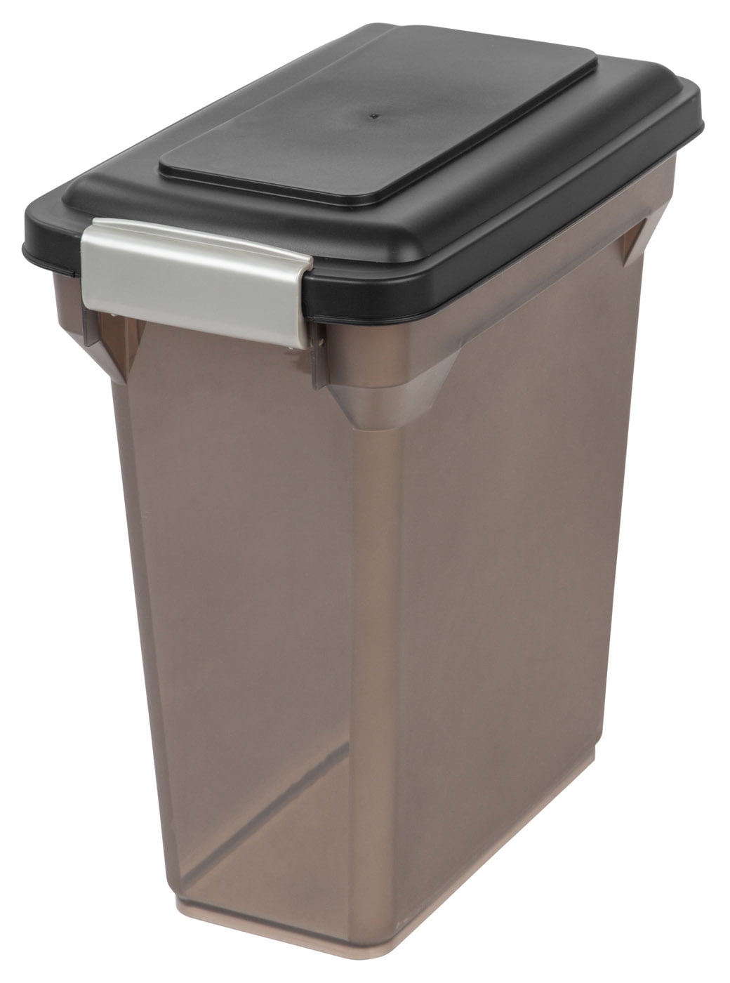 Translucent Black 15 Qt Airtight Pet Food Storage Container