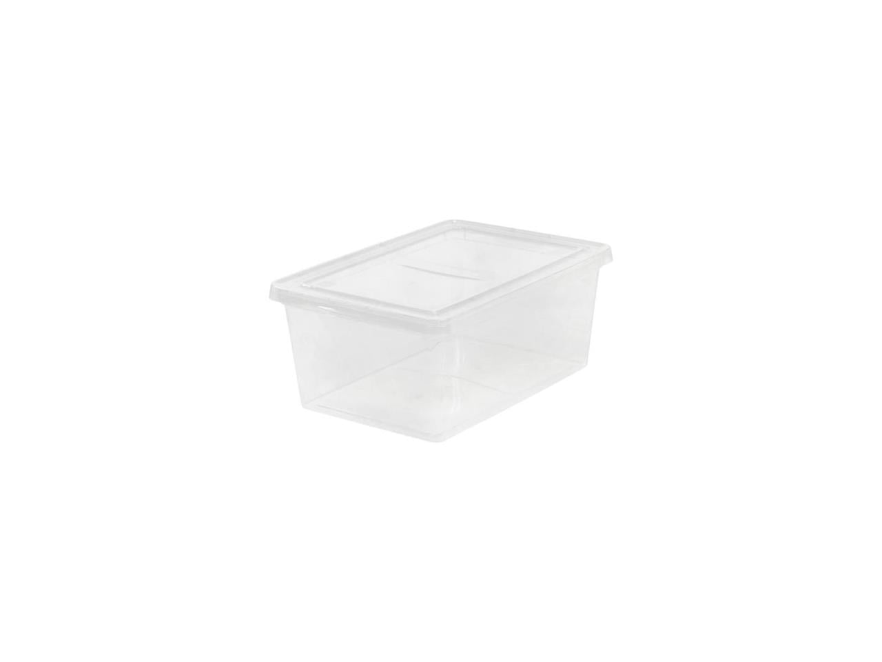 Snap-Tight Clear Plastic 4.3 Gal Stackable Laboratory Storage Box