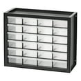 thumbnail image 1 of IRIS USA 24 Drawer Stackable Storage Cabinet for Hardware Crafts, Black Small Brick Organizer Utility Chest, Scrapbook Art Hobby Multiple Compartment, 1 of 9