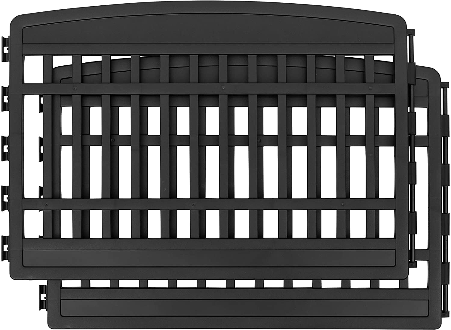 IRIS 24'' Pet Playpen 2 Panel Add-On, Dog Playpen, Puppy Small Medium Dogs, Heavy-Duty Molded Plastic, Rust-Free