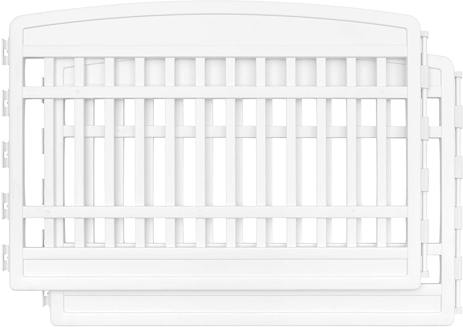 IRIS 24'' Pet Playpen 2 Panel Add-On, Dog Playpen, Puppy Small Medium Dogs, Heavy-Duty Molded Plastic, Rust-Free