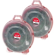 IRIS 24" Wreath Storage Container With and Handle, For Holiday Garland/Wreath, Holiday Decorations, 2Pk
