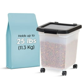 IRIS USA 14 Lbs /15 Qt WeatherPro Airtight Pet Food Storage