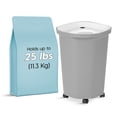 thumbnail image 1 of IRIS USA 25 lbs Premium Airtight Dog Food Storage Container, Gray, 1 of 11