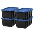 thumbnail image 1 of IRIS 27 Gal. Plastic Storage Bins with Lids, Latching Totes, Heavy Duty Containers 4Pk, 1 of 12