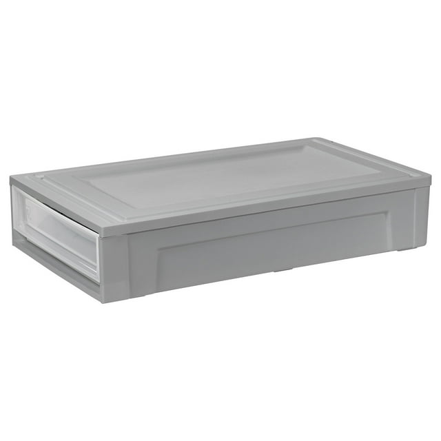 IRIS USA, 27.5 Qt Under Bed Storage Containers, Plastic Storage Drawer