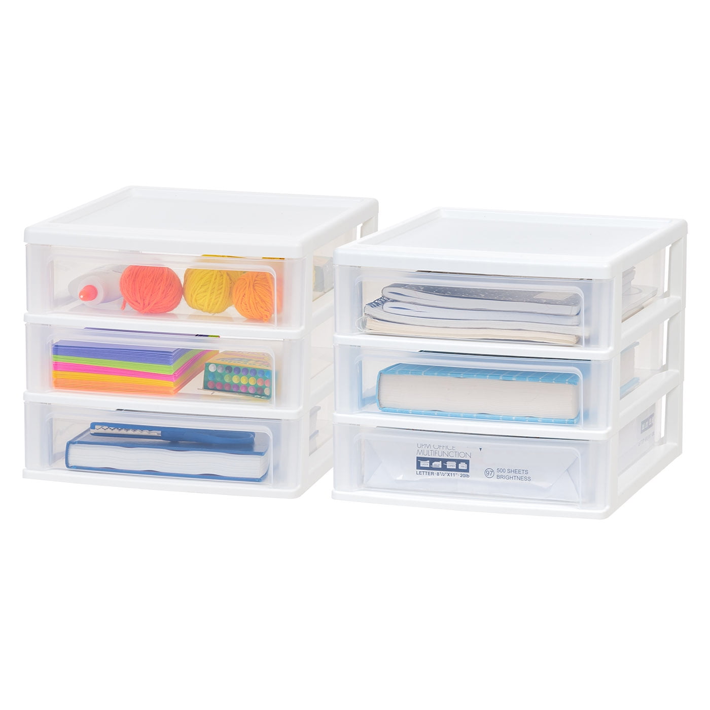  Ciieeo Small Desk Organizer with Drawers 3-Drawer