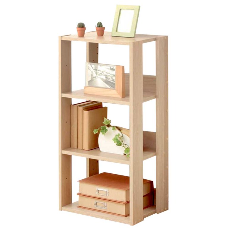 IRIS USA, 3-Tier Bookcase Storage Shelf, White - Walmart.com