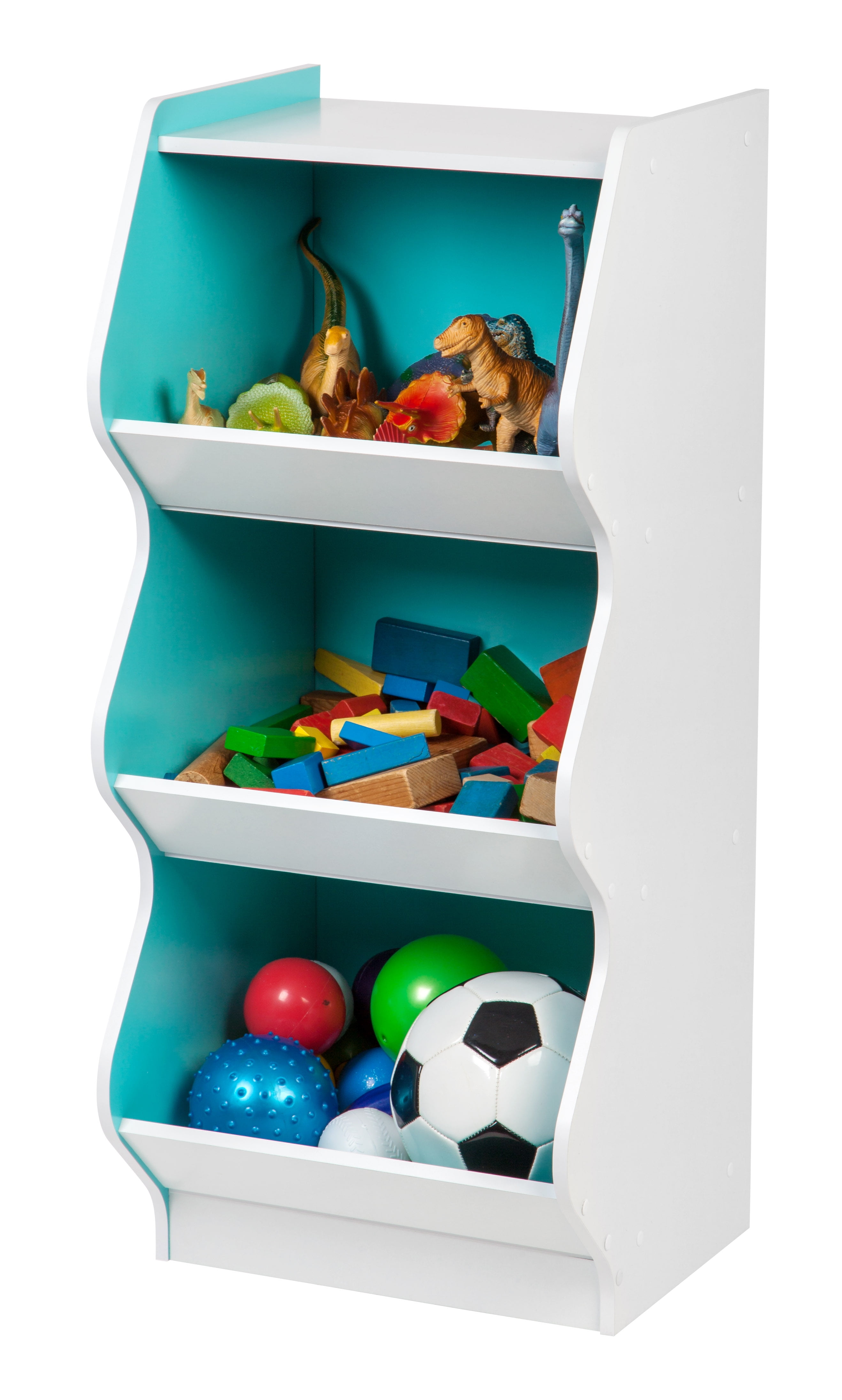 IRIS USA, 3-Tier Bookcase Storage Shelf, White - Walmart.com