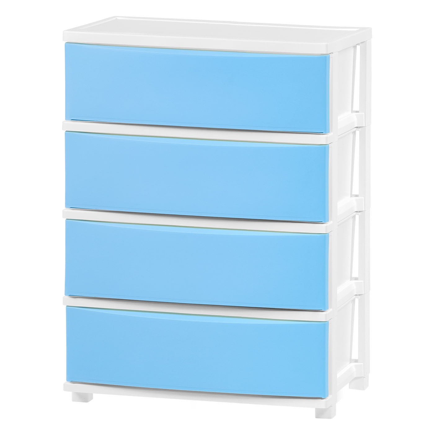 IRIS 4 Wide Drawer Storage, Organizer Unit for Bedroom, Closet, Living Room, Nursery, Dorm