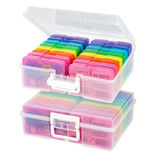 1 Set Picture Storage Boxes Photos Organizing Boxes Classified Photo Case 