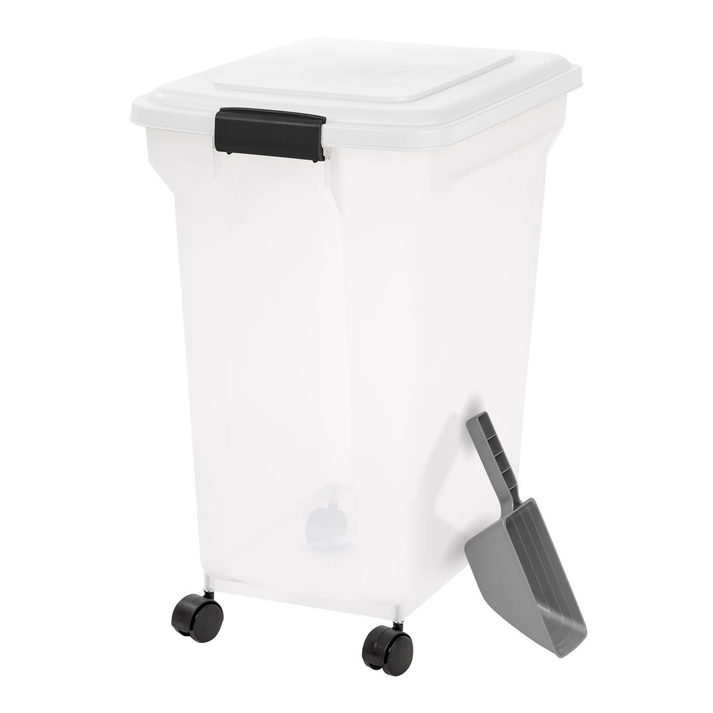 IRIS USA 45lb (55 Qt.) Airtight Pet Food Container with Scoop for Dog