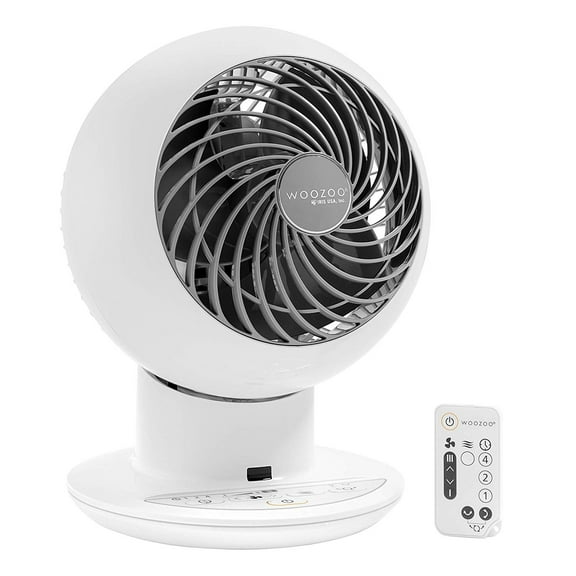 IRIS USA 5.5'' 5-Speed Remote-Controlled Tabletop Electric Household Fan