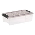 thumbnail image 1 of IRIS 5.8 Qt. Plastic Storage Bin with Lid, Stackable Storage Containers, Tote, 1 of 12