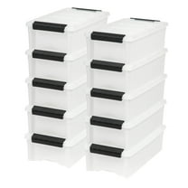 P-SH Hanging Tote Kit For Van Shelving – 3 Plastic Storage Boxes With Hanger, Adjustable Compartments For Hardware
