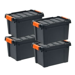 Heavy duty clear storage totes sale