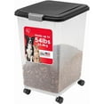 thumbnail image 1 of IRIS USA 54 Lbs. Airtight Pet Food Container | Dog & Cat Food Storage Bin, 1 of 8
