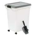 thumbnail image 1 of IRIS 58 Lbs. Airtight Pet Food Container | Dog & Cat Food Storage Bin with Scoop, 1 of 10