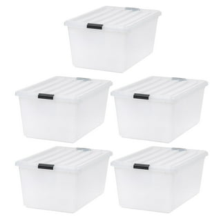 Global Industrial™ Plastic Shipping/Storage Tote w/ Attached Lid,  21-7/8x15-1/4x12-7/8, Gray