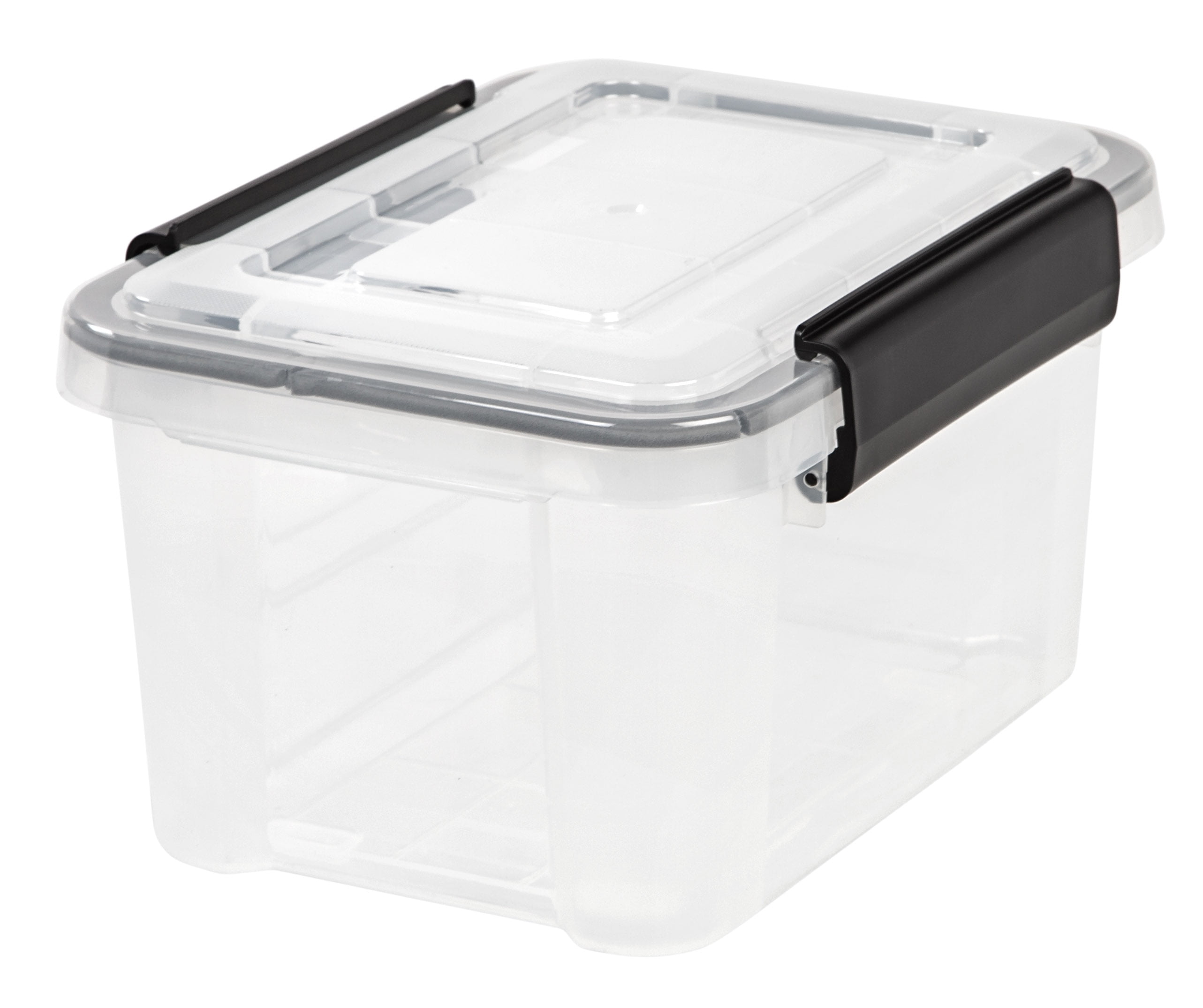 IRIS USA, 6QT Plastic Storage Modular Stacking Drawers, Set of 2 - White