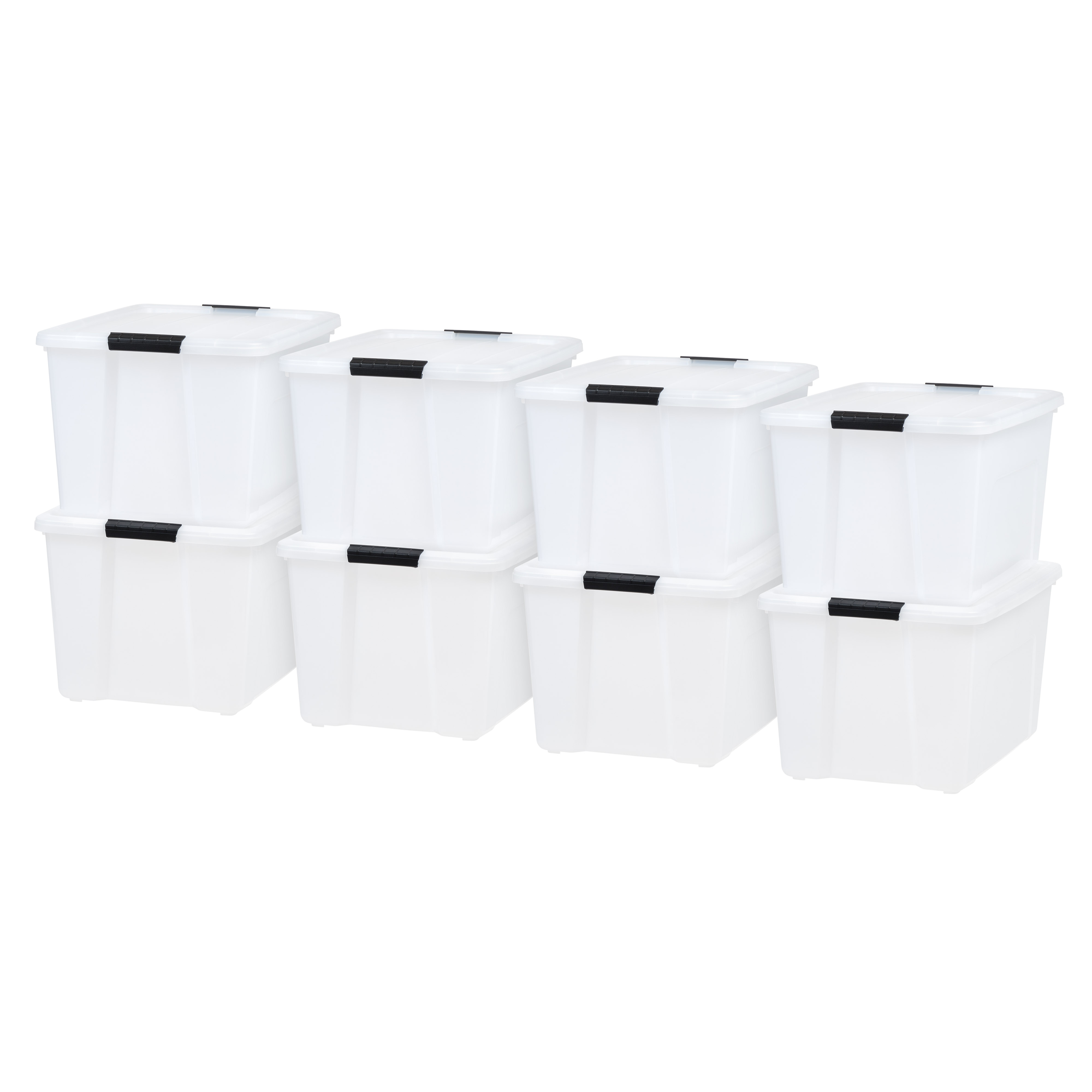 Sterilite 35Gallon (140Quart) Latch Storage Box, Set of 4