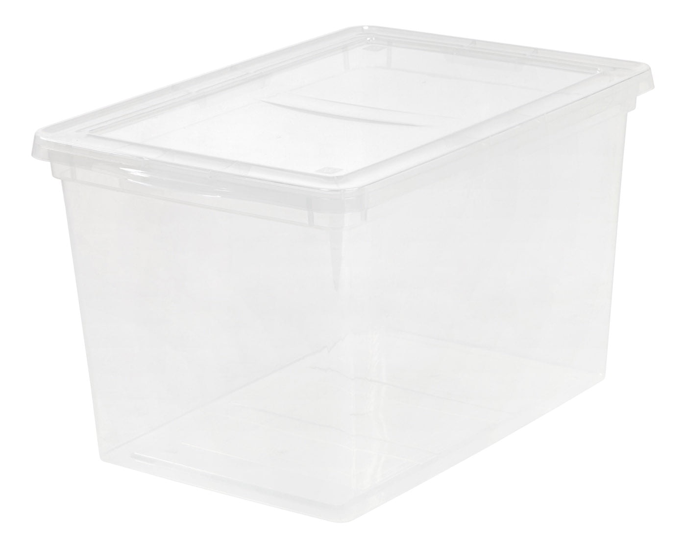 IRIS 8-Pack Snap top plastic storage box Medium 4.3-Gallons (17-Quart) Gray  Tote with Standard Snap Lid in the Plastic Storage Containers department at
