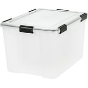 IRIS 74 Qt Storage Box, Clear