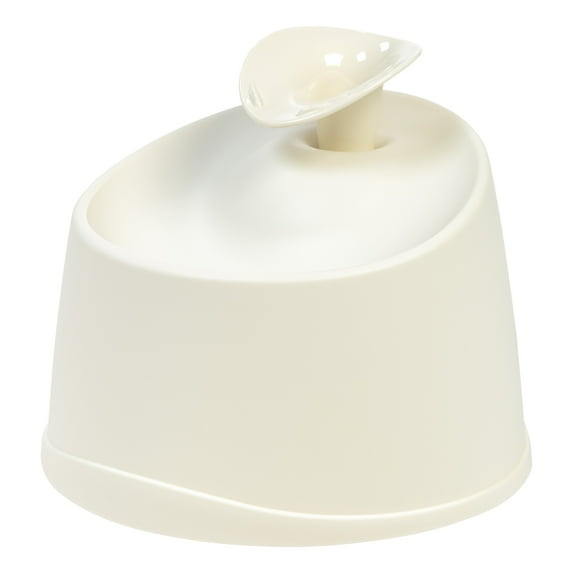 IRIS USA Automatic Pet Water Fountain for Cats and Dogs, White