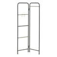 thumbnail image 1 of IRIS USA Free-Standing Clothing Rack, Clothes Organizer, Foldable, Metal Garment Rack, BLack, 1 of 3