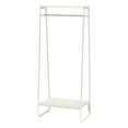 thumbnail image 1 of IRIS Garment Rack, 2-Shelves, Clothes Racks for Closet Organization, Plant Stand, Marble White, 1 of 7