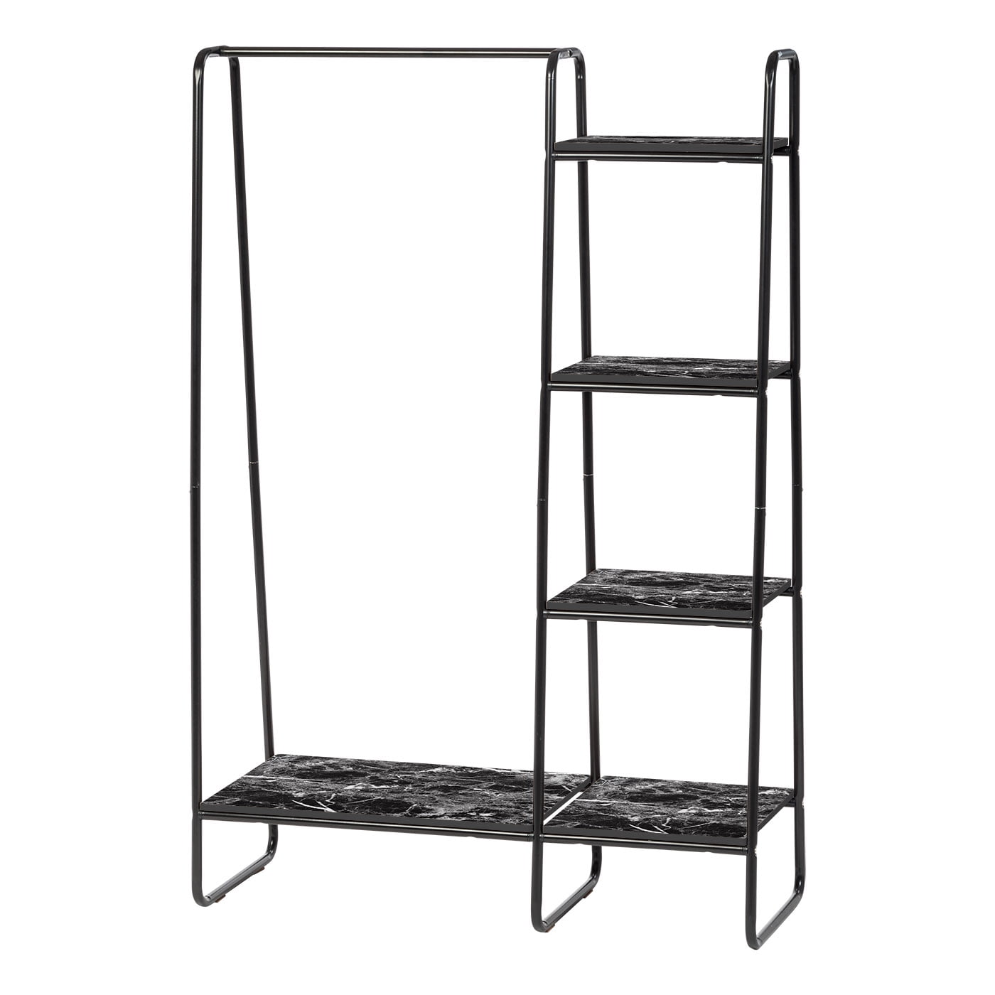 IRIS USA Garment Rack with 5 Shelf, Clothes Racks for Closet