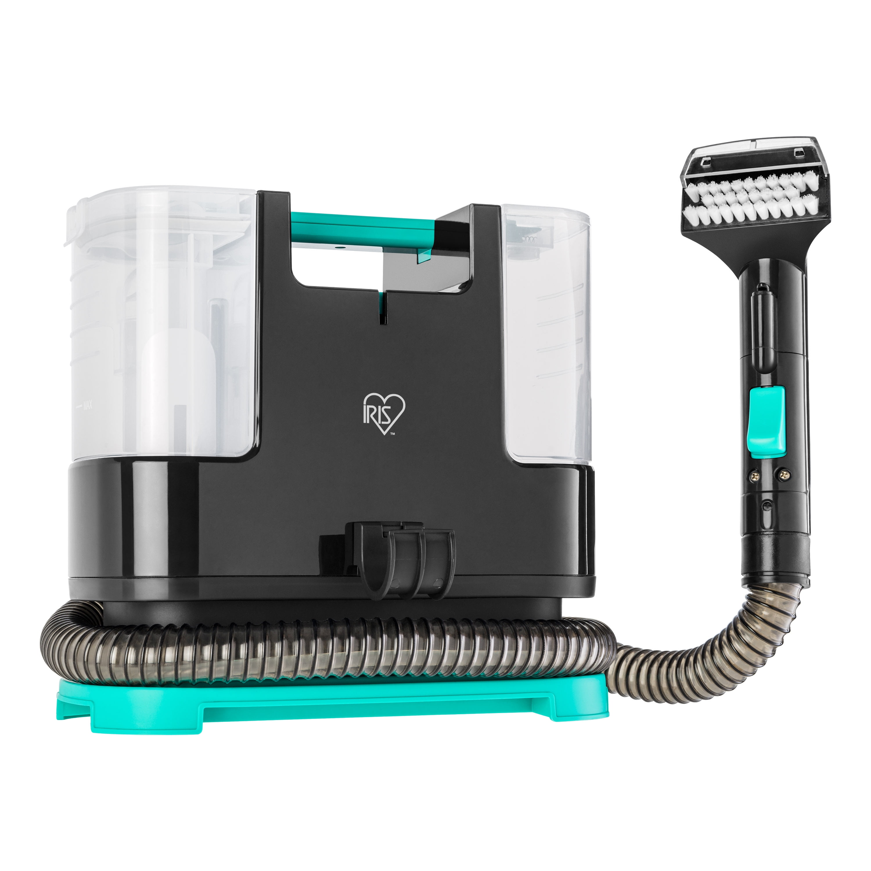IRIS USA Black and Teal Portable Upholstery Spot Cleaner