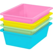 IRIS Large Multi-Purpose Plastic Storage Bins, Durable Thick Plastic Organizer Containers
