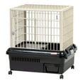 thumbnail image 1 of IRIS USA Indoor Plastic Rabbit Cage, Black, 1 of 3
